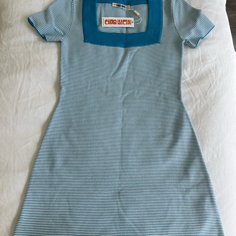 Ciao Lucia Sigrid Dress - Sail Size Small